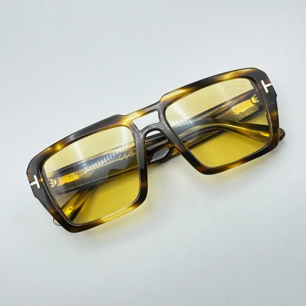 Tom Ford Sunglasses Redford TF1153 52E Havana Frame Brown Photochromic Lens 56mm